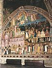 The Wailing Wall Jerusalem Paintings - Frescoes on the right wall by Andrea Bonaiuti da Firenze